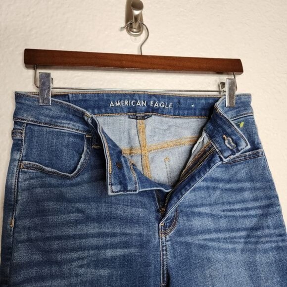 American Eagle Next Level Stretch Hi-Rise Jegging Crop Women's Size 8 - Picture 4 of 8